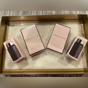 Westman Atelier bundle. Vital complexion drops and lit up highlighter sticks